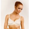 Unikat CORA nevystužená podprsenka krémová