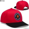 Fox Yth Badge Snapback Hat detská šiltovka red, červená, one size