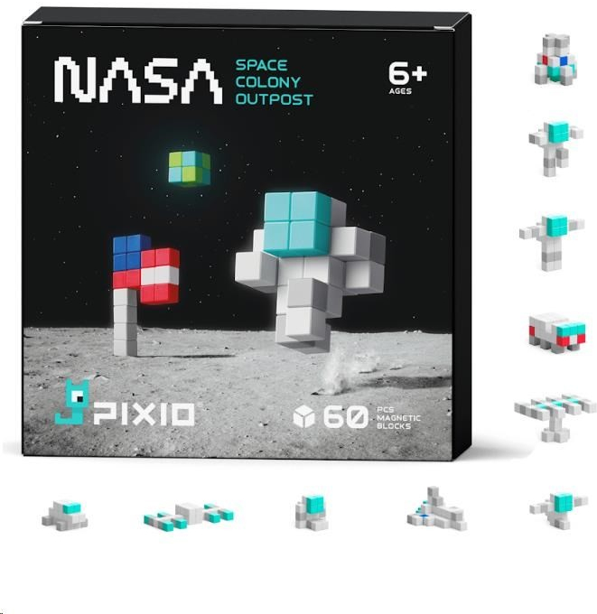 PIXIO NASA Koloniální základna magnetická stavebnice 31102