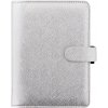 Osobný Diár Filofax Saffiano Metallic A6 - Silver 2025