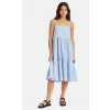 BRIXTON šaty - Gingham Tier Dress Casablanca Blue (CABLB) veľkosť: XS