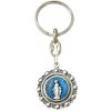 Kľúčenka: Panna Mária Zázračná medaila - kovová, modrá - FP120SM