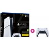 PlayStation 5 Digital Edition (Slim) + PlayStation 5 (PS5) ovládač DualSense (bielo-čierny)