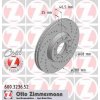 Zimmermann sport Brzdový kotúč vetraný, predný 288*25 - 4B0615301B