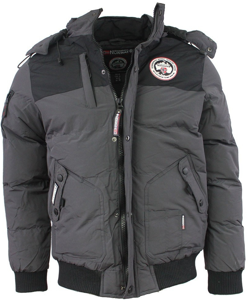 Geographical Norway bunda pánska Volvo MEN JKT 005 zimné prešívaná s kapucňou