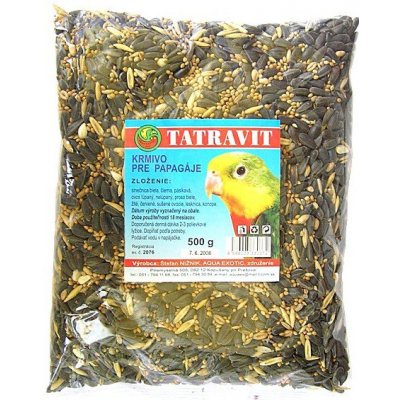 TATRAVIT stredné papagáje 500g sáčok