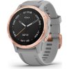 Garmin FÉNIX 6S SAPPHIRE ROSE GOLD-TONE, powder gray band