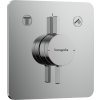 Hansgrohe DuoTurn Q, batéria pod omietku pre 2 spotrebiče, chrómová, HAN-75414000
