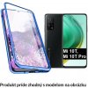 Luxria Double Glass Magnetic - Modré presklené magnetické púzdro pre Xiaomi Pre Xiaomi: Mi 10T, Mi 10T Pro
