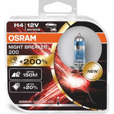 Osram Night Breaker Laser H4 P43T 12V 60/55W 64193NB200-HCB