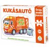 Puzzle podlahové smetiarske auto auto Dohány veľké 12 dielov od 24 mes