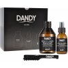 Dandy Beard gift box šampón na vlasy a fúzy 300 ml + balzam na fúzy 100 ml + kefa na bradu darčeková sada