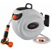 Bubon na záhradnú hadicu Vevor 35 m x 12 mm, automatický navijak