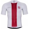 BONAVELO Cyklistický dres s krátkym rukávom - POLAND I. - červená/biela M