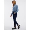 ORSAY Tmavomodré dámske skinny fit džínsy 34
