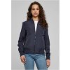 Dámska ľahká bunda typu bomber v námorníckom dizajne čierna XS Urban Classics 4053838156032