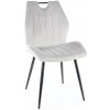 Signal Jedálenská stolička ARCO VELVET čierna/zelená bluvel 78 čalúnené 51 cm x 91 cm x 58 cm