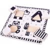 Bigjigs Toys Drevené puzzle čiernobiele tvary 1