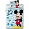 Faro · Povlečení do dětské postýlky Mickey Mouse - Disney - 100% bavlna - 40x60 cm + 100x135 cm
