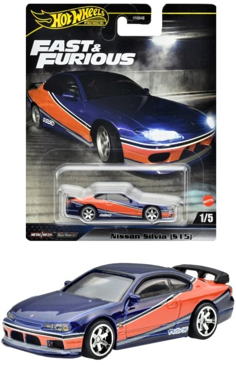 Hot Wheels Premium Fast and Furious Nissan Silvia