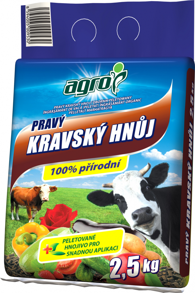 AGRO hnoj pravý kravský 2,5kg