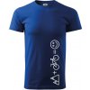 Hory bicykel úsmev - Klasické pánske tričko vyššej gramáže - 2XL ( Kráľovská modrá )