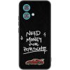 Picasee silikónový čierny obal pre Motorola Edge 40 Neo - Dark Racer