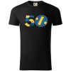 Volejbal okrúhle narodeniny 50 - Tričko z organickej bavlny - XL ( Čierna )
