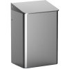MediQo-line - Odpadový kôš 6 litrov uzavretý, nehrdzavejúca oceľ - MQWB6E