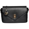 Carla Ferreri Dámska kožená crossbody kabelka CF1948T Nero