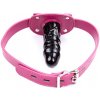 LateToBed BDSM Line Dildo Gag Ball Dildo 10cm Pink