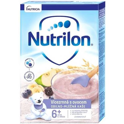 NUTRILON Pronutra Obilno-mliečna kaša Viaczrnná s ovocím 225 g