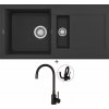 Elleci EASY 425 G40 full black + Deante NEO LUNO BOC N72M čierna matná