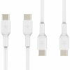 Belkin CAB003BT1MWH2PK USB-C, 1m, bílý, 2ks