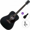 Pasadena PD-200E SET Black Elektroakustická gitara Dreadnought