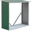 Prístrešok na drevo G21 WOH 136 182 x 160 x 75 cm zelený 63900491