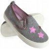 PEPEGI BALERÍNKY TOPÁNKY SLIP ON TENISKY DETSKÉ SIVÉ 28