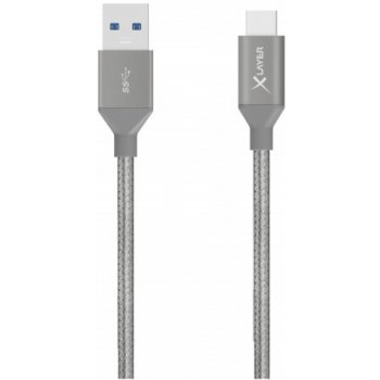 XLayer 211573 USB 3.0 zu Type C, 1,2m, šedý