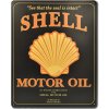 Plechová ceduľa Shell Motor Oil Black 38 cm x 30 cm