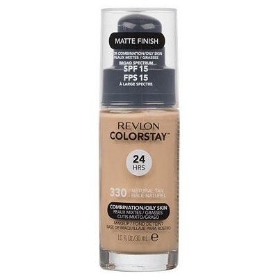 Revlon Colorstay Combination Oily Skin SPF15 make-up pro smíšenou až mastnou pleť 30 ml odstín 330 Natural Tan