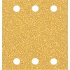Bosch Brúsny papier EXPERT C470 so 6 otvormi pre orbitálne brúsky 115 x 107 mm, zrnitosť 40, 10 ks 2608900890
