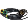 Elektroinštalácia pre svetlá FRISTOM 7 pólová 5pin/5m + 2 x 3,1m kábel pre pozičné svetlá