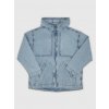 GAP 767470-00 Džínová oversize bunda Ripstop modrá