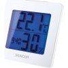 Sencor | Sencor - Meteostanica s LCD displejom a budíkom 1xAA biela | FT0110