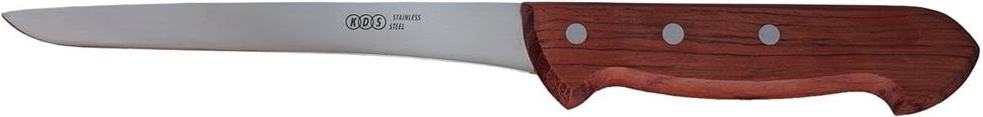 KDS Nôž mäsiarsky vykošťovací drevo Bubinga 17,5 cm