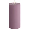 DeluxeHomeart LED sviečka Light Purple 15 cm