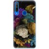 Odolné silikónové puzdro iSaprio - Dark Flowers - Huawei Honor 9X