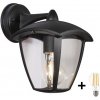 Brilagi Brilagi - LED Vonkajšie nástenné svietidlo LUNA 1xE27/60W/230V IP44 B9956 + záruka 3 roky zadarmo