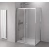 Polysan Thron Line stena sprchovacieho kúta 100 cm chróm lesklý/sklo priehľadné TL3010