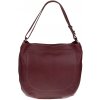 NovaKabelka.sk Laura Bordo kožená talianska kabelka fialová